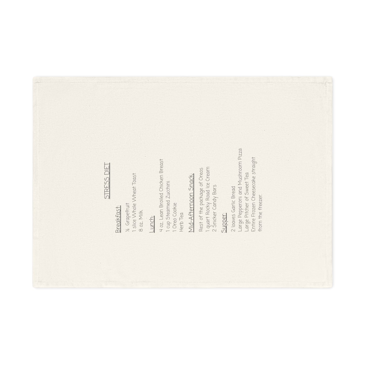 Stress Relief Cotton Tea Towel-sweet tea | Kitchen Decor, Housewarming Gift, Unique Gift for Stress Relief