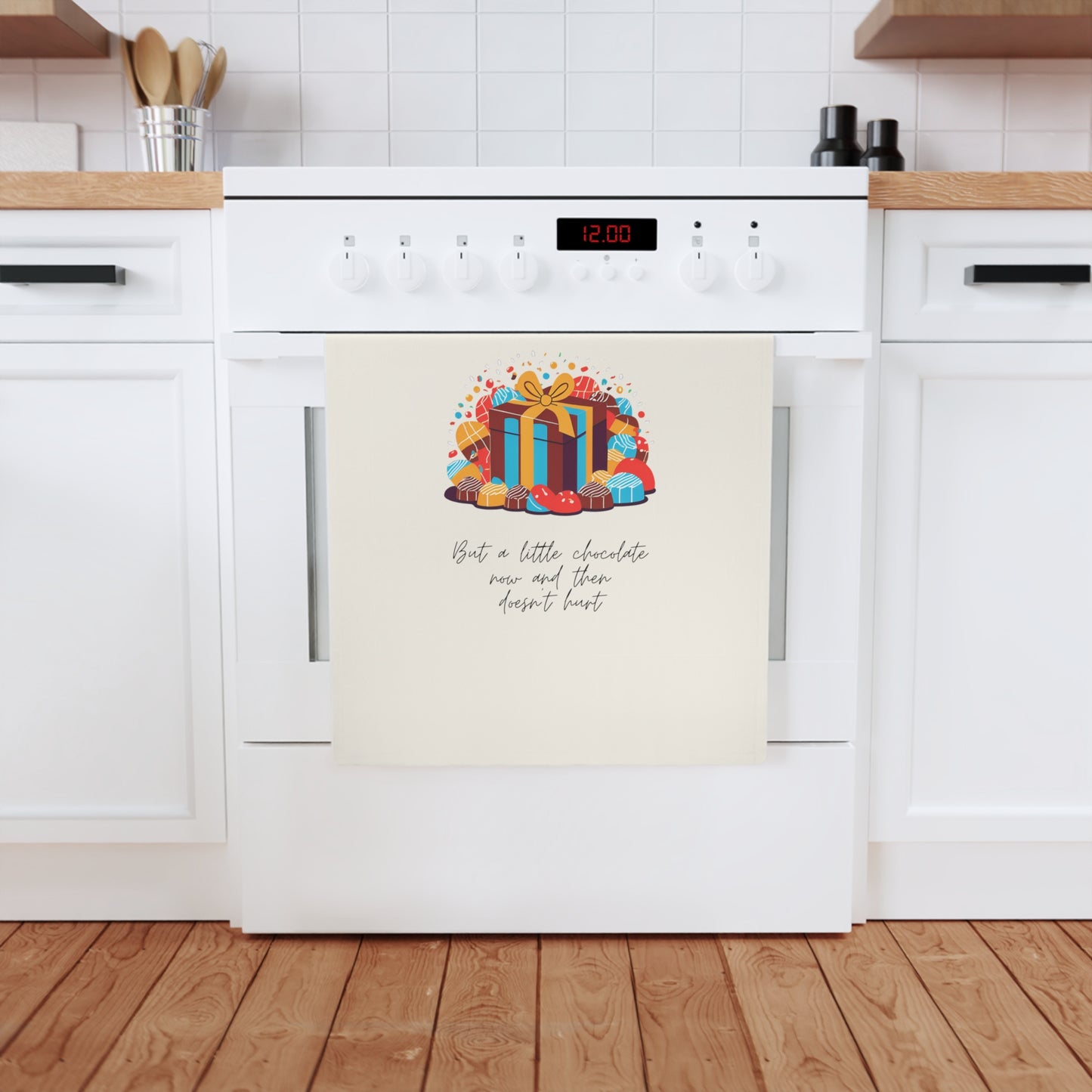 All You Need Is Love – Colorful Cotton Tea Towel for Gift Giving