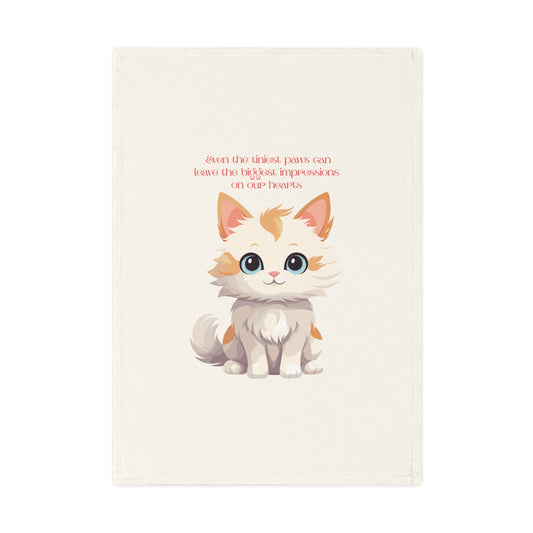 Cute Cat Cotton Tea Towel – Perfect Gift for Animal Lovers