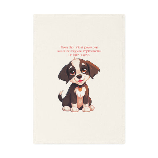 Cute Dog Quote Cotton Tea Towel - Perfect Gift for Pet Lovers