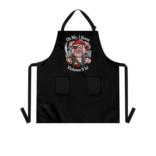 Angry-Pig Chef Apron, Funny Cooking Gift, Kitchen Apron, Cooking Enthusiast Apron, Foodie Gift, Barbecue Apron, Holiday Gift
